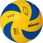 Мяч волейбольный MIKASA YV-3, р.5, синт.кожа (ПУ)