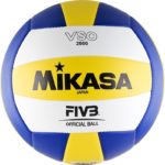 Мяч волейбольный MIKASA VSO2000, р.5, синт.кожа (ПВХ)