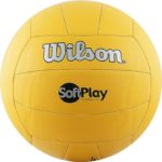 Мяч волейбольный Wilson Soft Play, арт. WTH3501XYEL, р.5, синт.кожа PVC