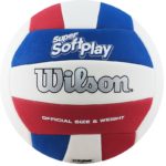 Мяч волейбольный Wilson Super Soft Play, арт. WTH90219XB, р.5, синт.кожа TPE