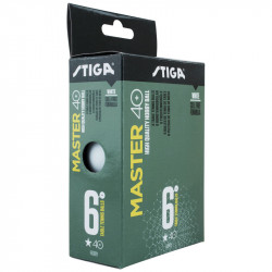 Мячи для настольного тенниса STIGA Master ABS 1* (6 шт. в упаковке)