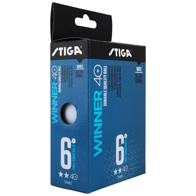 Мячи для настольного тенниса STIGA Winner ABS 2** (6 шт. в упаковке)