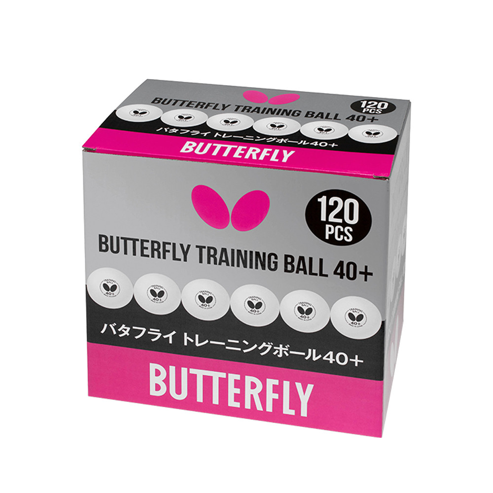 Мячи для настольного тенниса BUTTERFLY Training 40+ (120 шт. в упаковке)