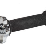 Гриф гантельный ZSO, D-25, L400, обрезиненная ручка, замок-гайки Вейдера