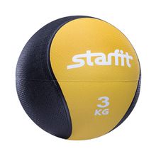 Медбол STARFIT  PRO GB-702, 3 кг, желтый